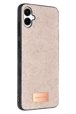 Onegif Samsung Galaxy A06 Bright Simli Kapak - Pembe
