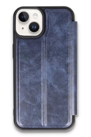 Newface Apple iPhone 14 Kılıf Flip Cover - Lacivert
