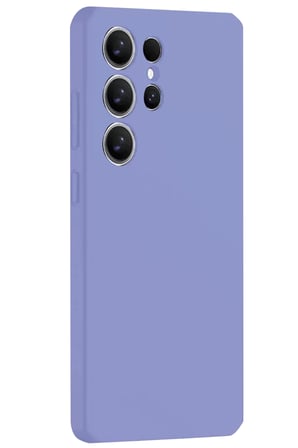 Newface Samsung Galaxy S25 Ultra Kılıf Nano içi Kadife Silikon - Lila