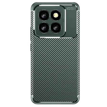 Newface Xiaomi Mi 14T Pro Kılıf Auto Focus Karbon Kapak - Koyu Yeşil