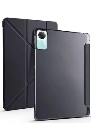 Newface Xiaomi Redmi Pad SE 4G Kılıf Kalemlikli Mars Tablet Kılıfı - Siyah