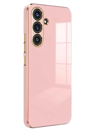 Newface Samsung Galaxy S25 Plus Kılıf Volet Silikon - Pembe