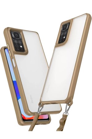 Newface Xiaomi Redmi Note 11 Pro Kılıf Penta Silikon Kılıf - Çöl Titanyum
