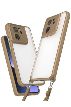 Newface Xiaomi Mi 13T Pro Kılıf Penta Silikon Kılıf - Çöl Titanyum