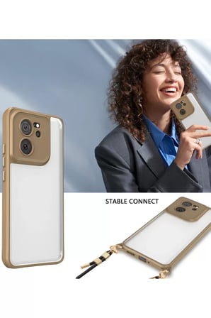 Newface Xiaomi Mi 13T Pro Kılıf Penta Silikon Kılıf - Çöl Titanyum