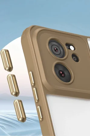 Newface Xiaomi Mi 13T Pro Kılıf Penta Silikon Kılıf - Şeffaf