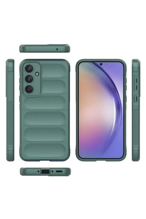 Newface Samsung Galaxy A26 Kılıf Optimum Silikon - Koyu Yeşil