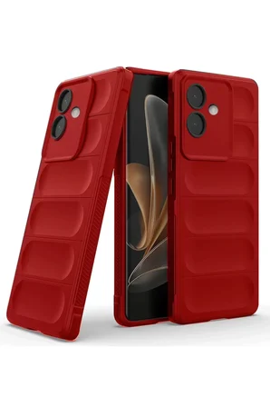 Newface Oppo A3 Kılıf Optimum Silikon - Kırmızı