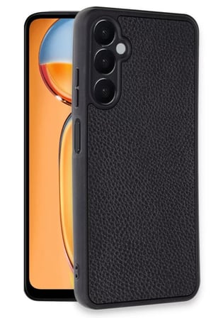 Newface Samsung Galaxy A26 Kılıf Aras Deri Kapak - Siyah