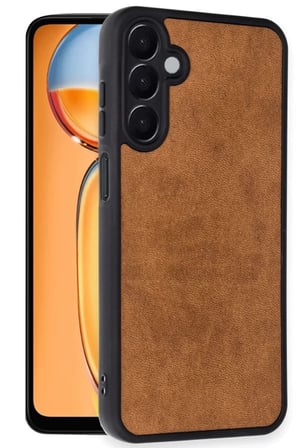 Newface Samsung Galaxy A26 Kılıf Aras Deri Kapak - Taba