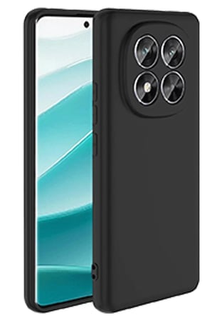 Newface Xiaomi Redmi Note 14 Pro 5G Kılıf Nano içi Kadife Silikon - Siyah