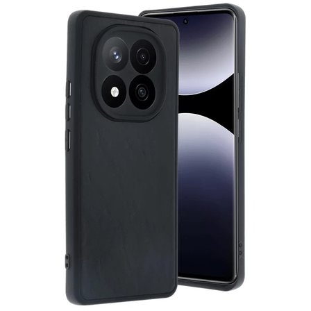 Newface Xiaomi Redmi Note 14 Pro 5G Kılıf Aras Deri Kapak - Siyah