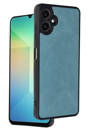 Newface Samsung Galaxy A06 Kılıf Aras Deri Kapak - Açık Yeşil