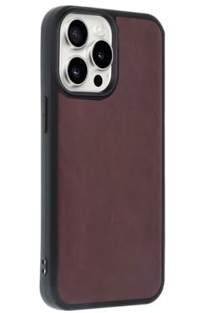 Newface Apple iPhone 14 Pro Max Kılıf Aras Deri Kapak - Bordo