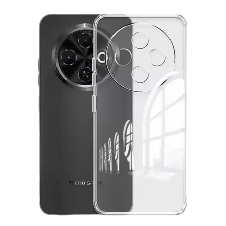 Newface Tecno Spark 30C Kılıf Lüx Şeffaf Silikon