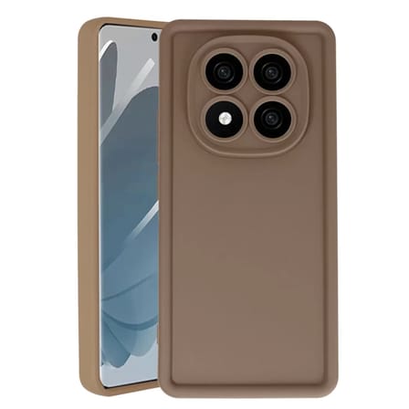 Newface Xiaomi Redmi Note 14 Pro 5G Kılıf Viera Silikon - Kahverengi