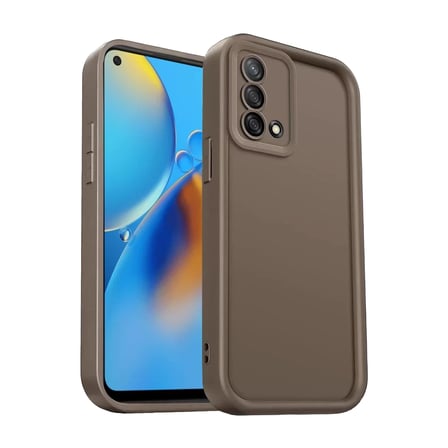 Newface Oppo A74 4G Kılıf Viera Silikon - Kahverengi