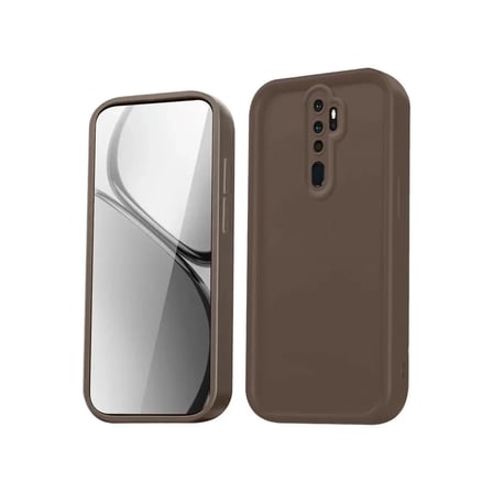 Newface Xiaomi Redmi Note 8 Pro Kılıf Viera Silikon - Kahverengi