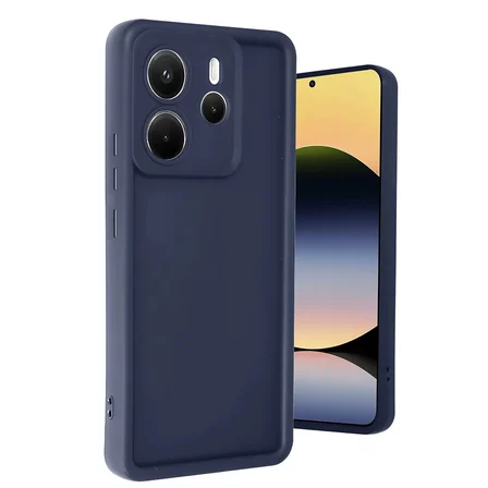 Newface Xiaomi Redmi Note 14 4G Kılıf Viera Silikon - Lacivert
