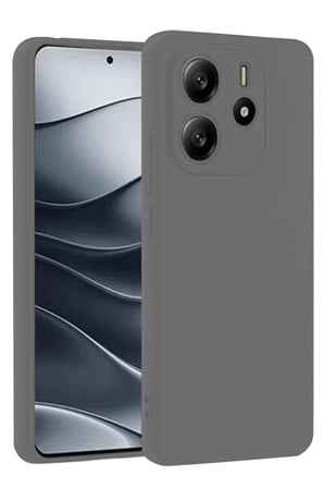 Newface Xiaomi Redmi Note 14 4G Kılıf First Silikon - Gri