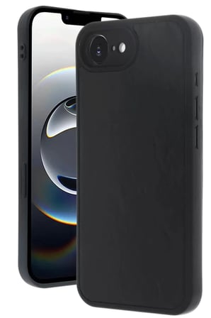 Newface Apple iPhone 16E Kılıf Aras Deri Kapak - Siyah