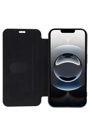 Newface Apple iPhone 16E Kılıf Flip Cover - Taba