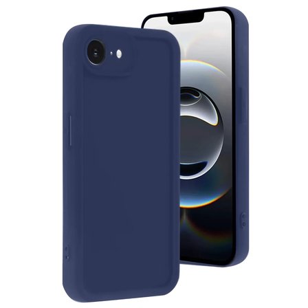 Newface Apple iPhone 16E Kılıf Viera Silikon - Lacivert