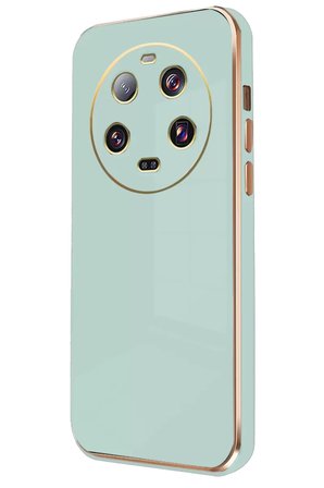 Newface Xiaomi Mi 14 Ultra Kılıf Volet Silikon - Açık Yeşil