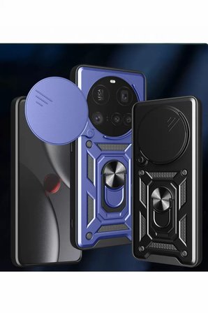 Newface Xiaomi Mi 15 Ultra Kılıf Pars Lens Yüzüklü Silikon - Kırmızı