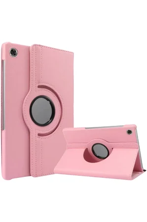 Newface Lenovo Tab M10 TB311FU Kılıf 360 Tablet Deri Kılıf - Pembe
