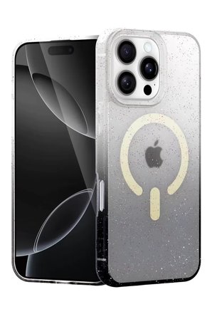 Newface Apple iPhone 16 Pro Max Pummel Shiny Magsafe Kapak - Siyah