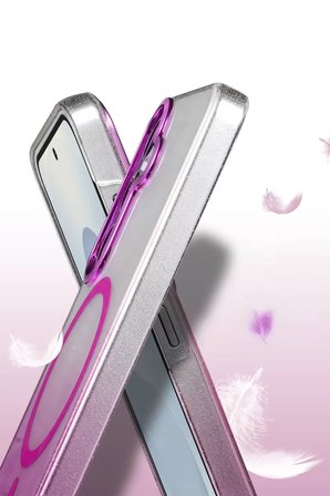 Newface Samsung Galaxy S23 FE Glossy Magsafe Kapak - Mor