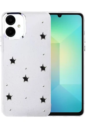 Newface Samsung Galaxy A06 Fiyonk Desenli Kapak - Desen 4