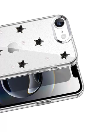 Newface Apple iPhone 16E Fiyonk Desenli Kapak - Desen 7