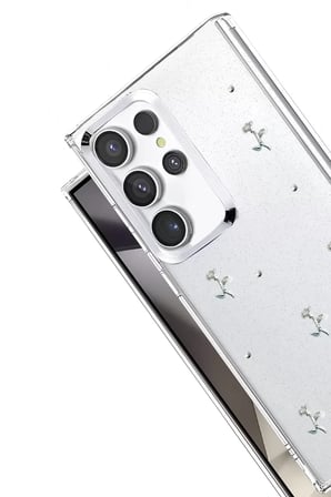 Newface Samsung Galaxy S23 Ultra Fiyonk Desenli Kapak - Desen 4