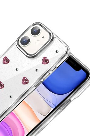 Newface Apple iPhone 11 Fiyonk Desenli Kapak - Desen 3