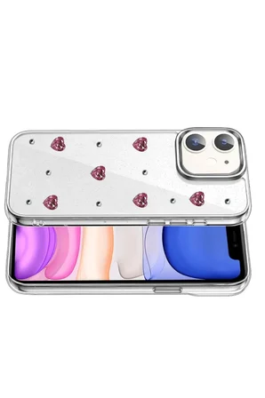 Newface Apple iPhone 12 Fiyonk Desenli Kapak - Desen 3