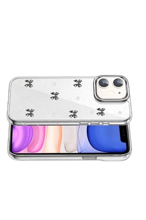 Newface Apple iPhone 12 Fiyonk Desenli Kapak - Desen 8