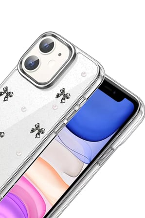 Newface Apple iPhone 12 Fiyonk Desenli Kapak - Desen 8