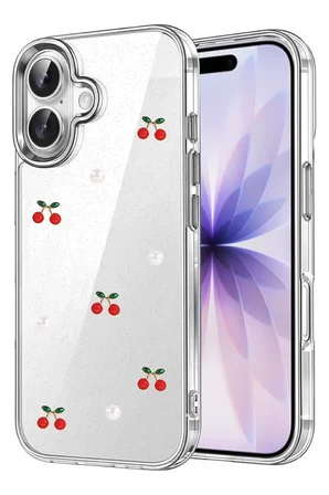 Newface Apple iPhone 16 Fiyonk Desenli Kapak - Desen 9