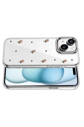 Newface Apple iPhone 15 Fiyonk Desenli Kapak - Desen 6