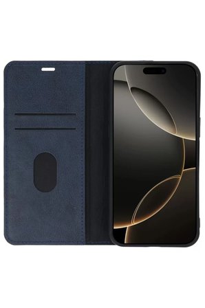 Newface Apple iPhone 15 Pro Max Kılıf Trend S Plus Kapaklı Kılıf - Lacivert