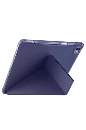 Newface Apple iPad Air 13 (2024) Kılıf Kalemlikli Mars Tablet Kılıfı - Lacivert