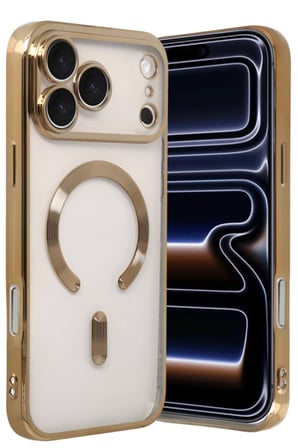 Newface Apple iPhone 17 Pro Kross Magneticsafe Kapak - Gold