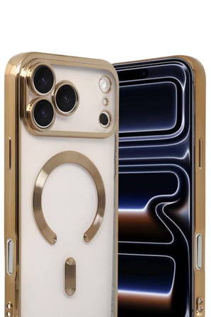 Newface Apple iPhone 17 Pro Kross Magneticsafe Kapak - Gold