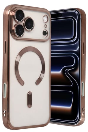 Newface Apple iPhone 17 Pro Max Kross Magneticsafe Kapak - Çöl Titanyum