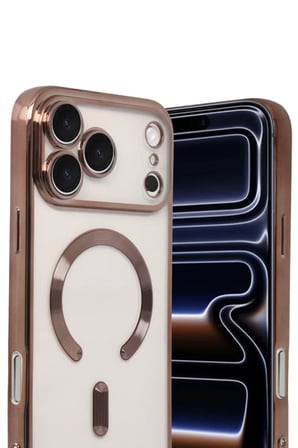Newface Apple iPhone 17 Pro Max Kross Magneticsafe Kapak - Çöl Titanyum