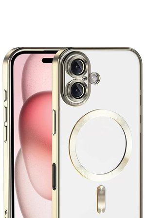 Newface Apple iPhone 17 Kross Magneticsafe Kapak - Gold