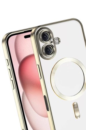 Newface Apple iPhone 17 Kross Magneticsafe Kapak - Gold