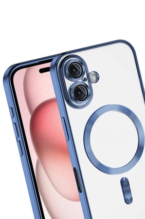 Newface Apple iPhone 17 Kross Magneticsafe Kapak - Sierra Blue